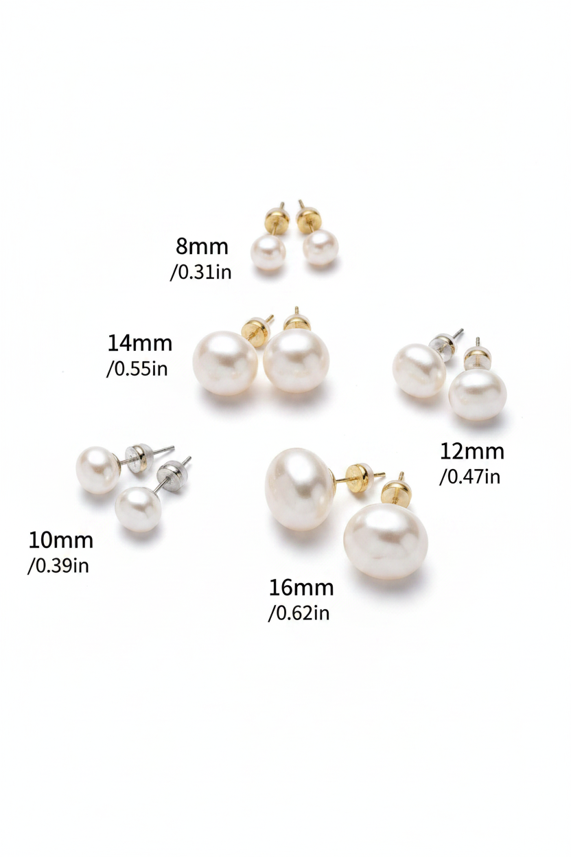 Classic Pearl Studs
