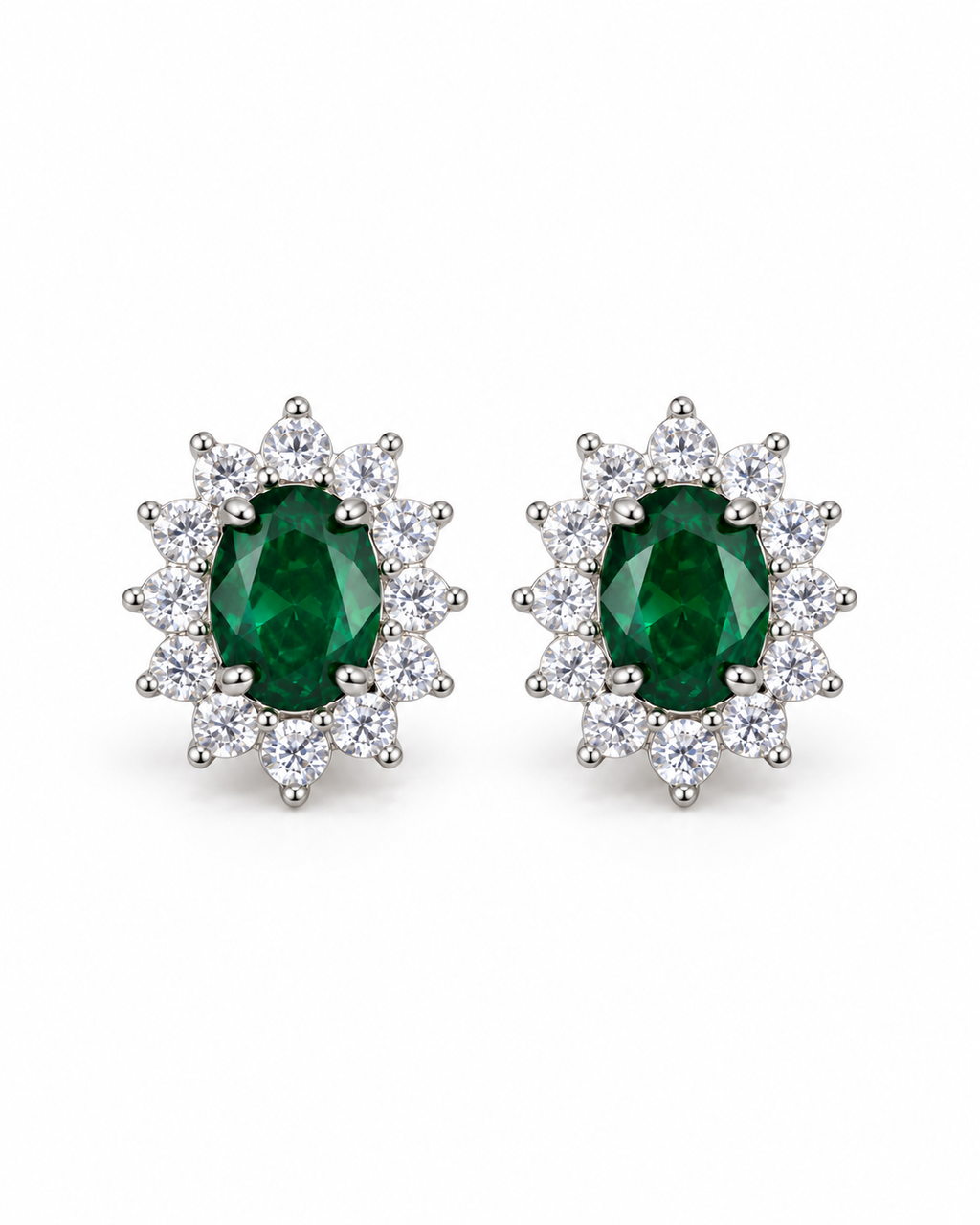 Emerald Heirloom Studs