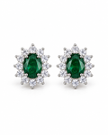 Emerald Heirloom Studs