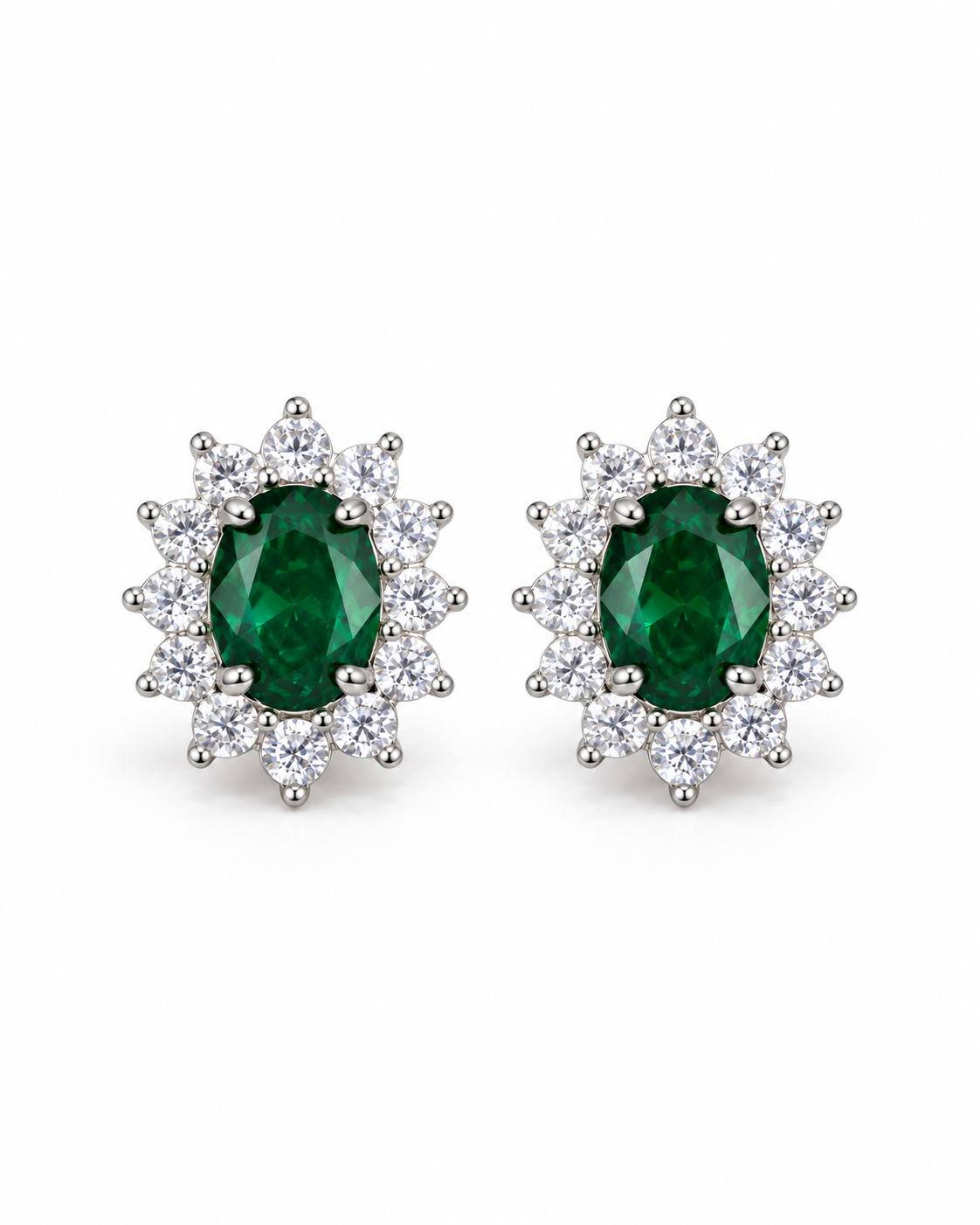 Emerald Heirloom Studs