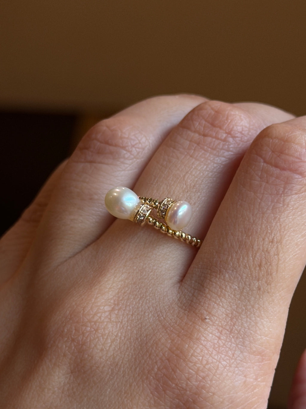 Pearl Intertwine Adjustable