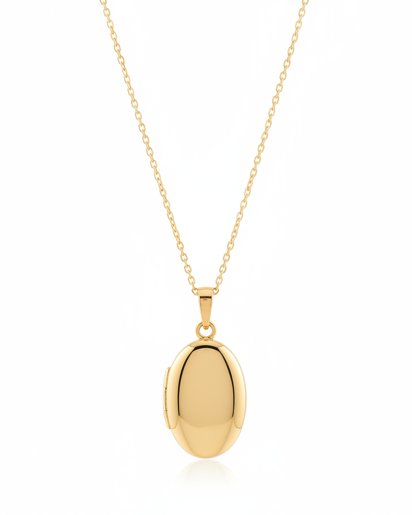 Oval Photo Locket