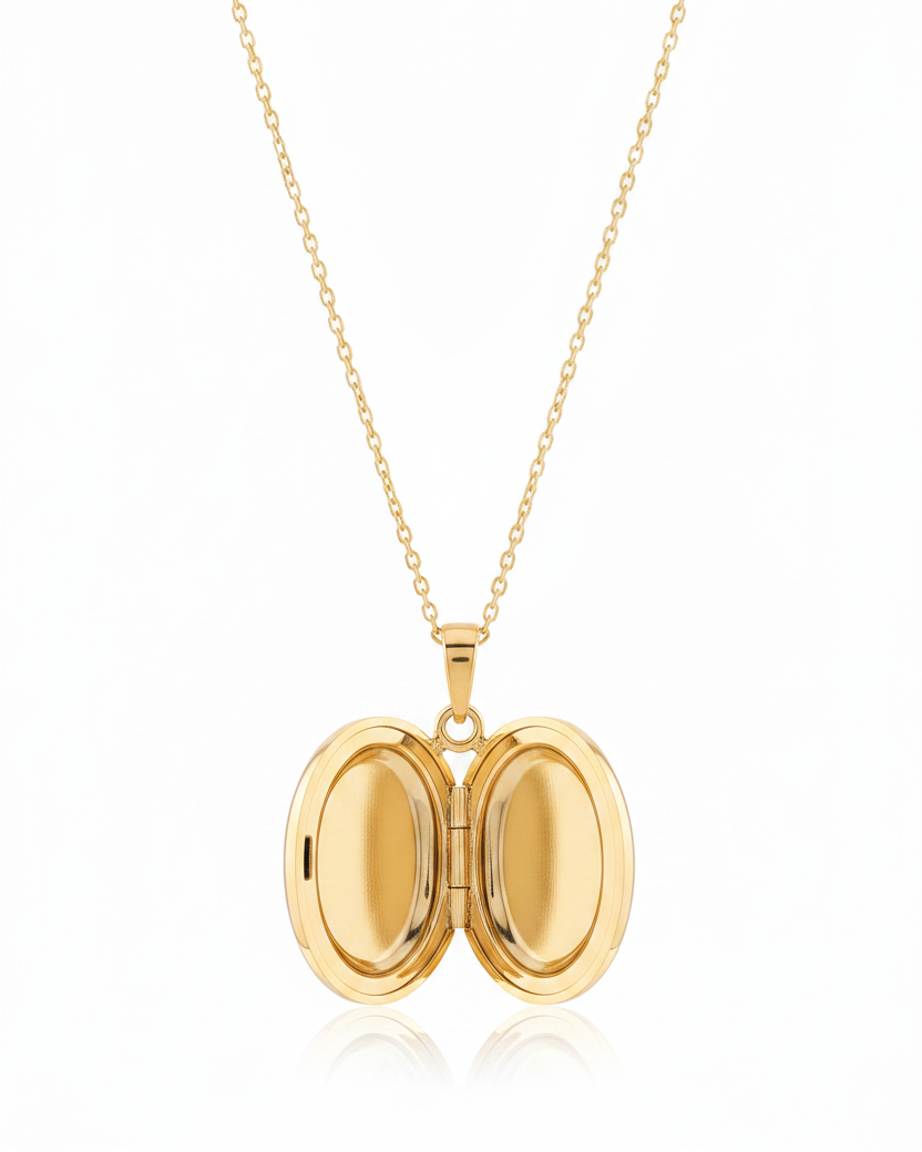 Oval Photo Locket