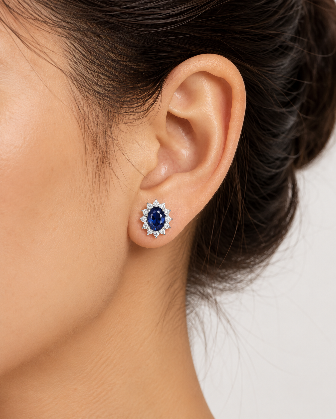 Sapphire Heirloom Studs