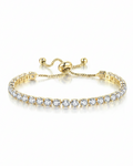 Brilliant-Cut Tennis (Gold)