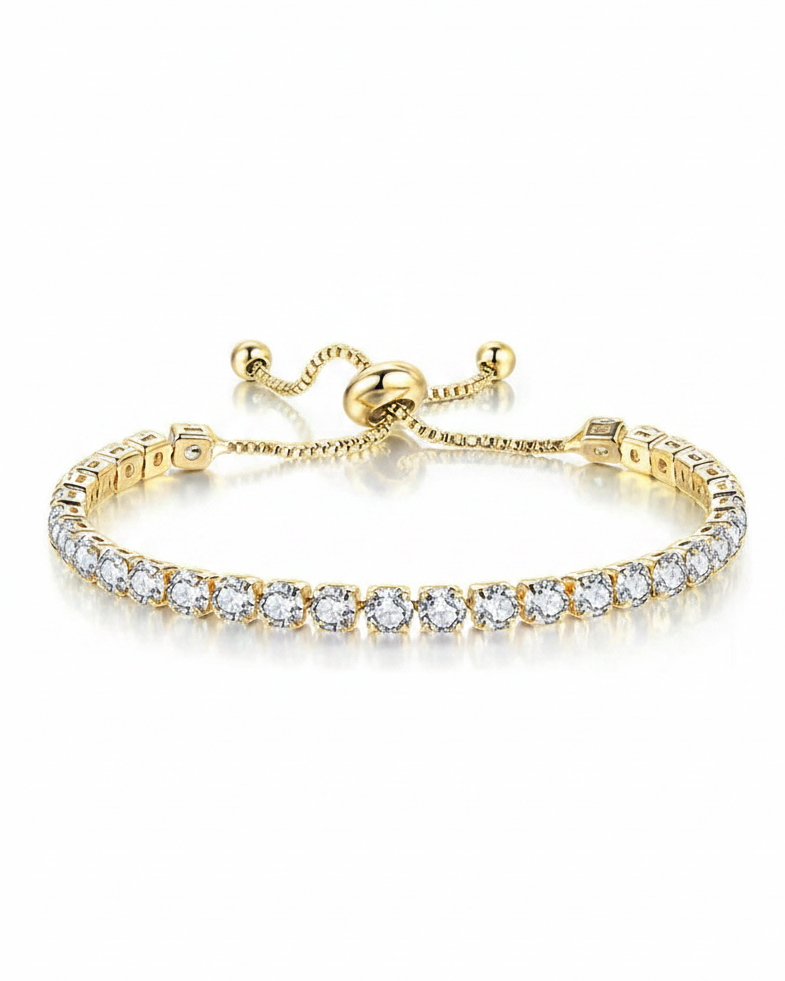 Brilliant-Cut Tennis (Gold)