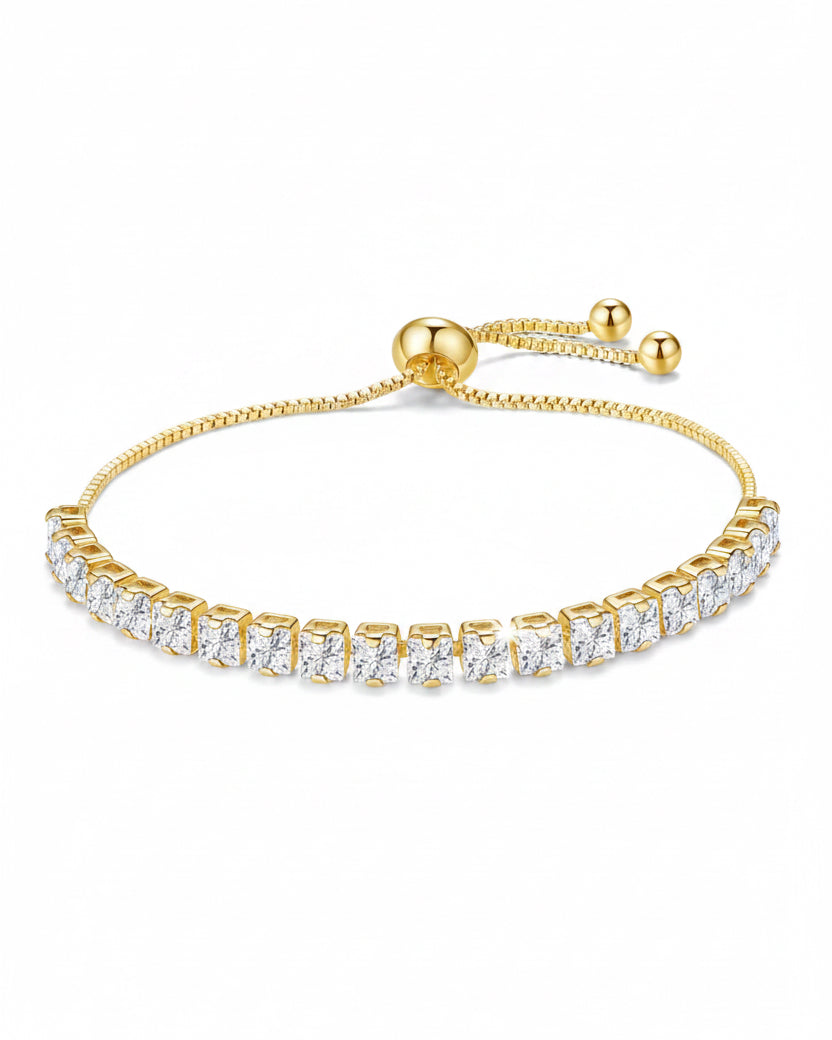 Radiant-Cut Tennis (Gold)