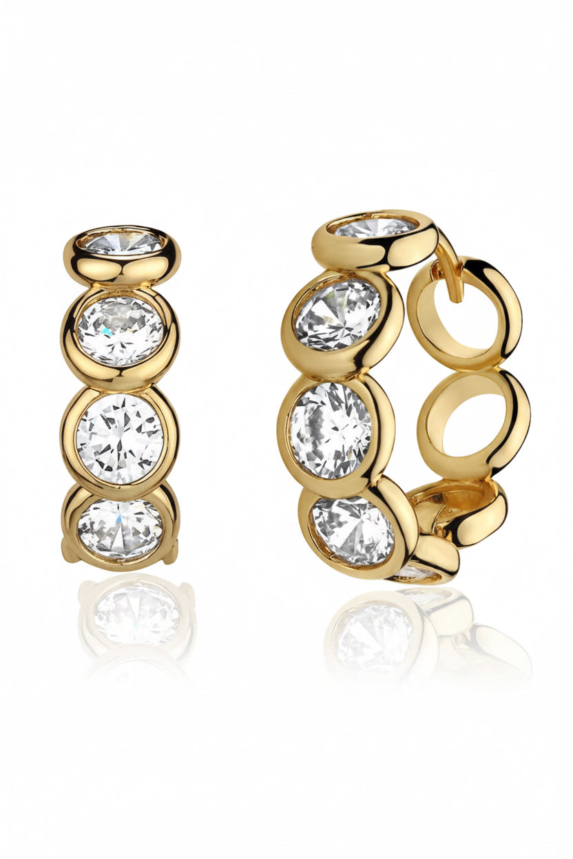 Crystal Hoops