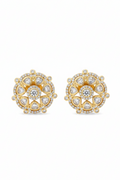 Gold Polki Studs