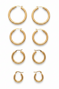 Classic Gold Hoops