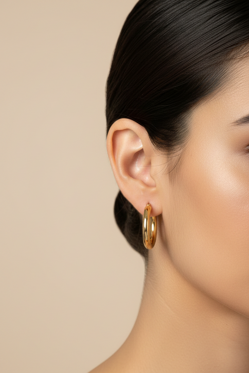 Classic Gold Hoops