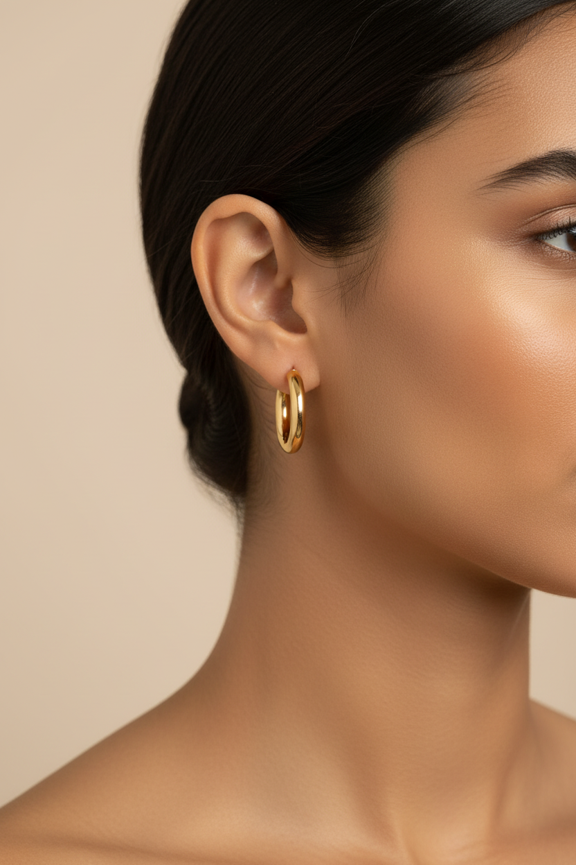 Classic Gold Hoops