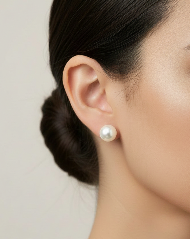 Baroque Pearl Studs