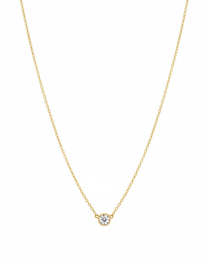 Bezel Drop Pendant