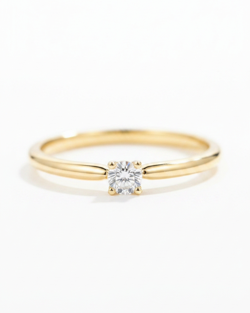 Everyday Solitaire Ring